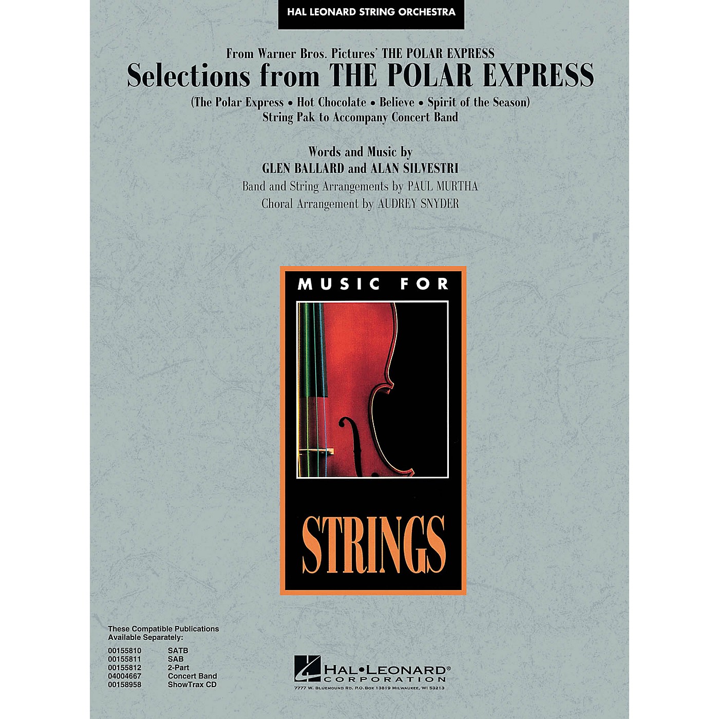 Hal Leonard The Polar Express Score & Parts Arranged by Audrey Snyder thumbnail