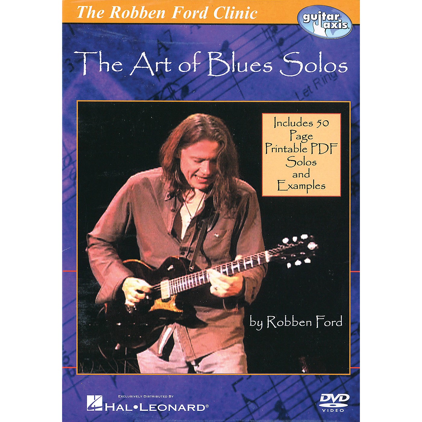 Hal Leonard The Robben Ford Clinic - The Art of Blues Solos (DVD) thumbnail