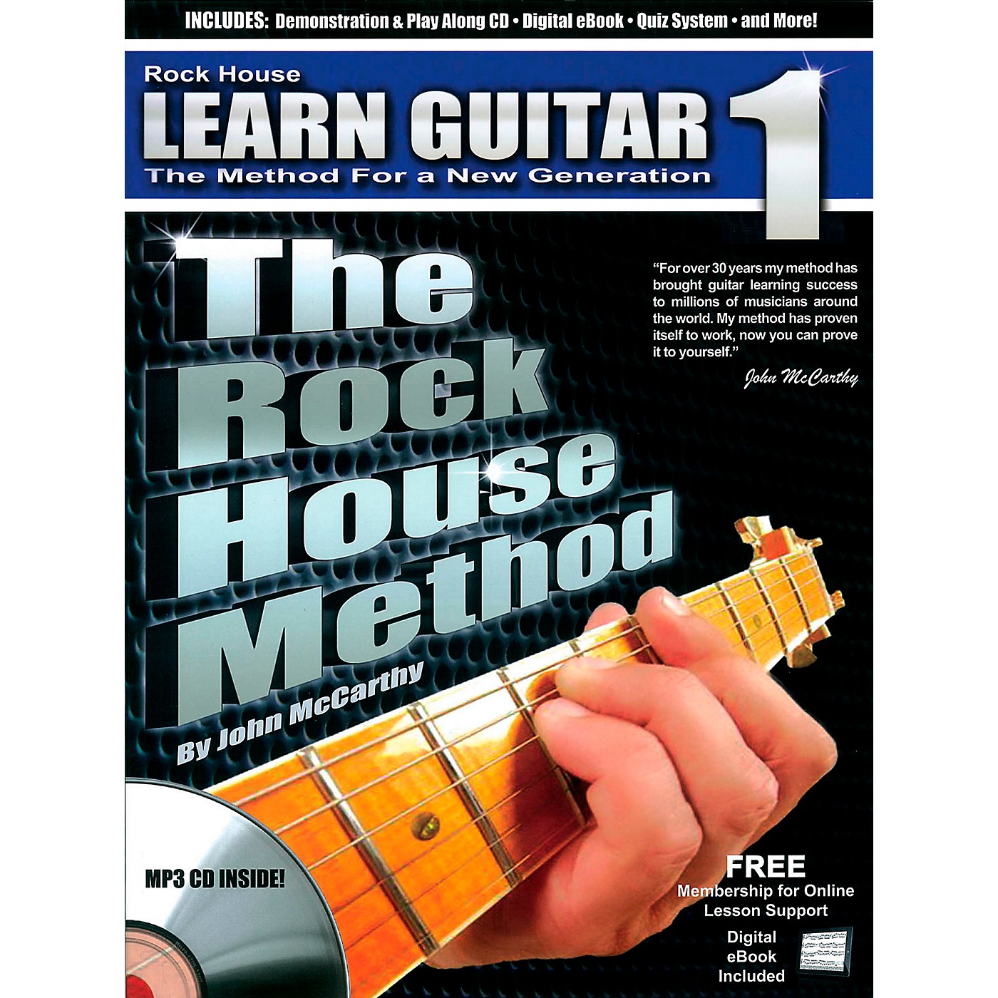 Rock House The Rock House Method - Learn Guitar Book 1 (Book/CD) thumbnail