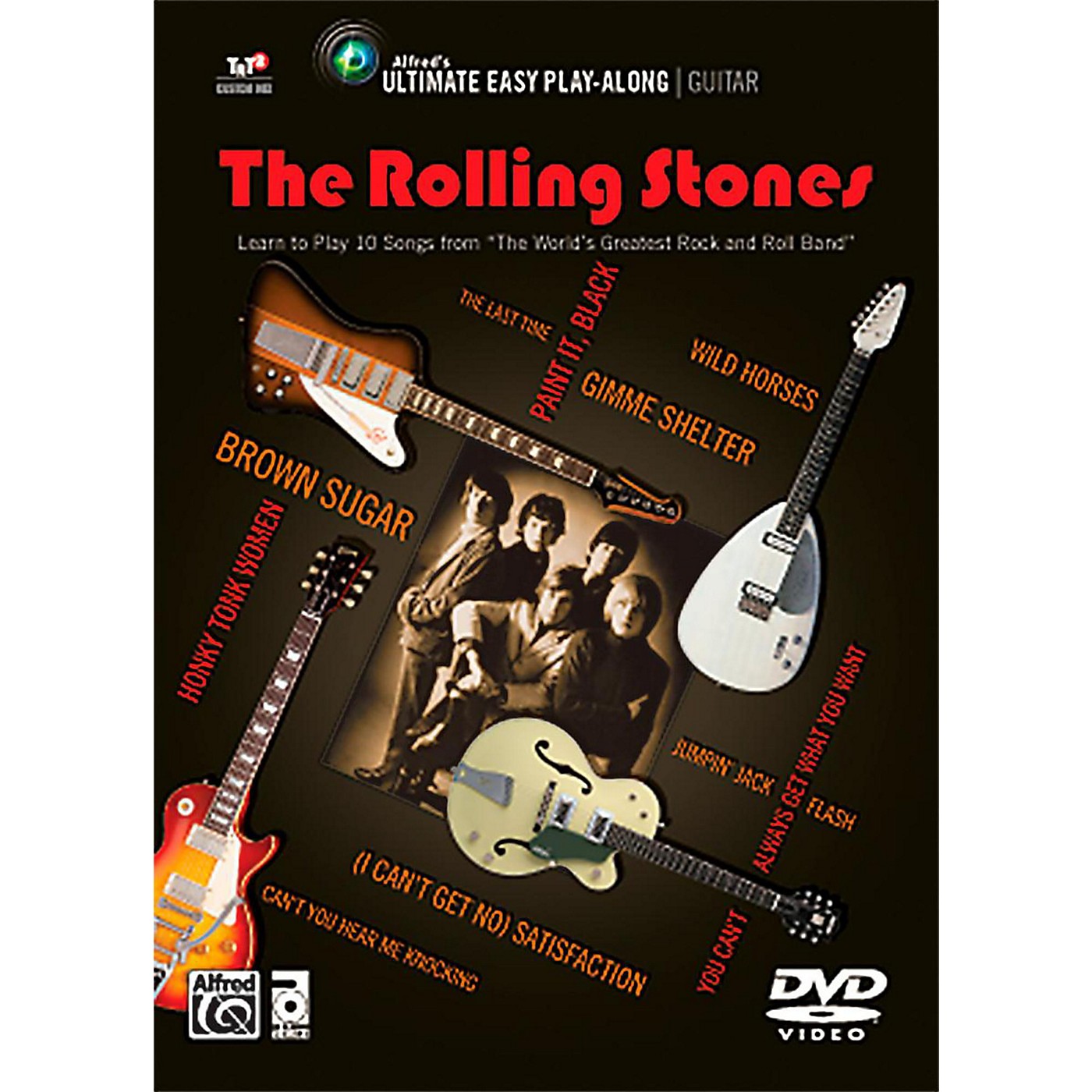 Alfred The Rolling Stones - Ultimate Easy Guitar Play-Along DVD thumbnail