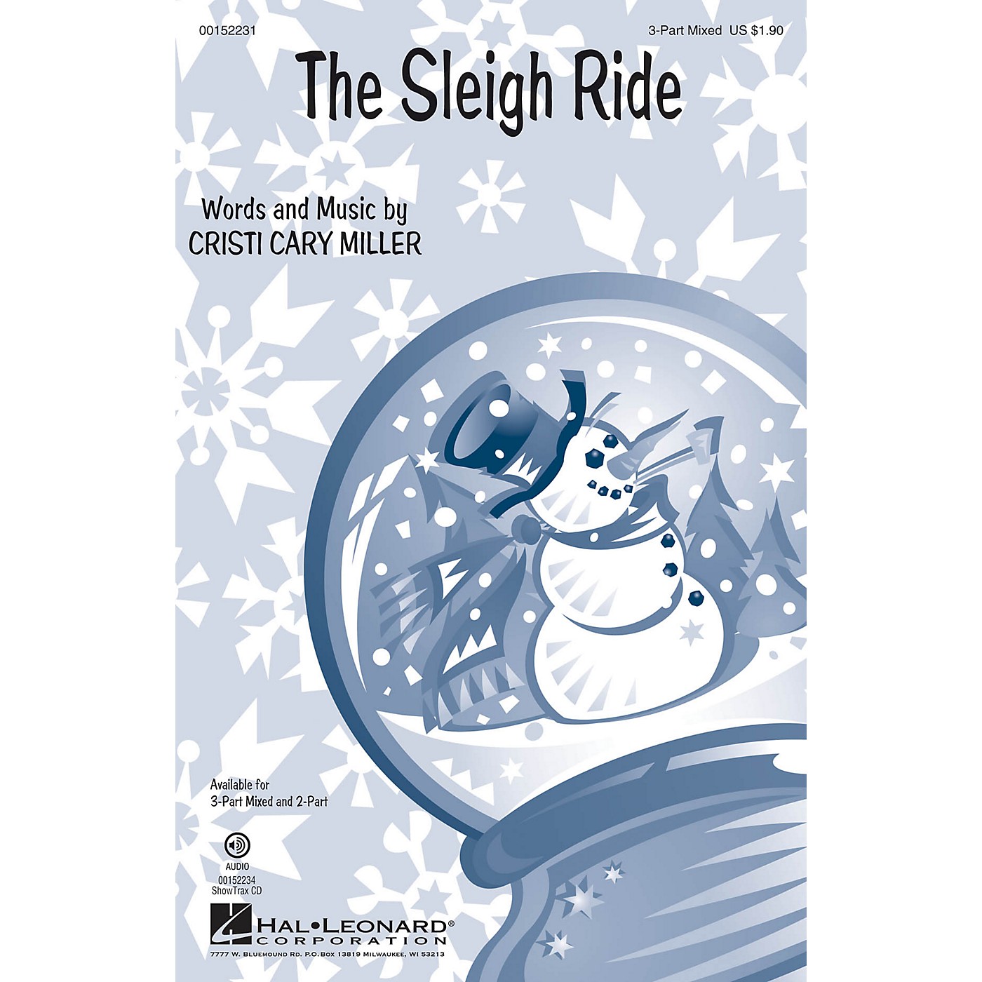 Hal Leonard The Sleigh Ride 3-Part Mixed composed by Cristi Cary Miller thumbnail