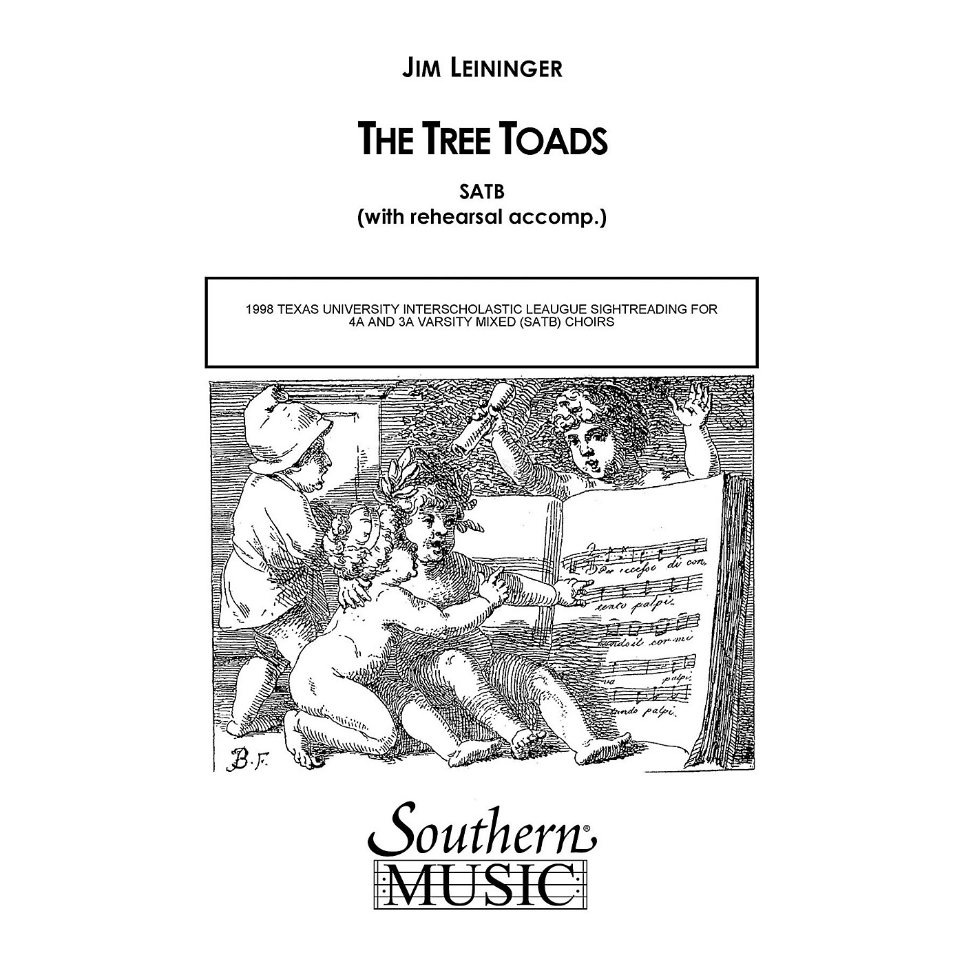 Hal Leonard The Tree Toads Choral Musicoctavo Secular Satb Satb Composed By Leininger Jim 1694