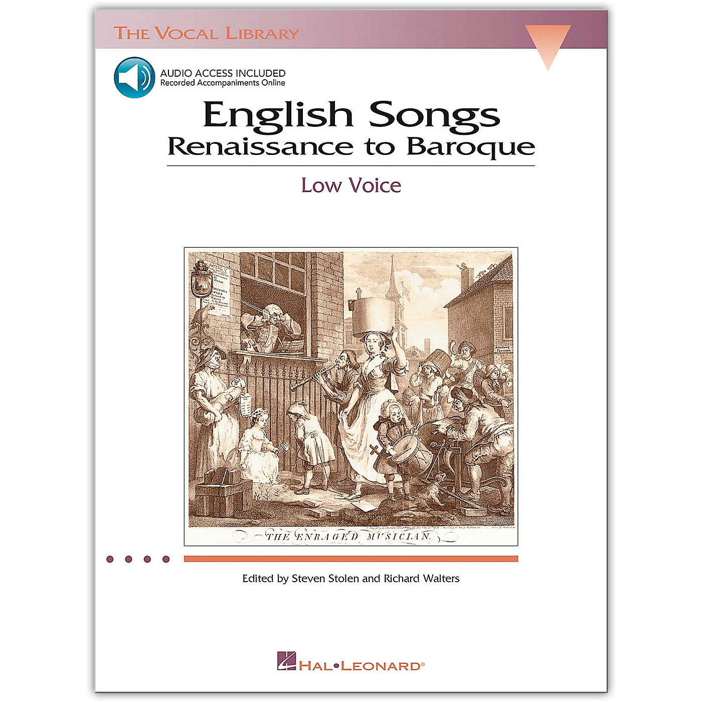 Hal Leonard The Vocal Library Series - English Songs: Renaissance To Baroque for Low Voice (Book/Online Audio) thumbnail