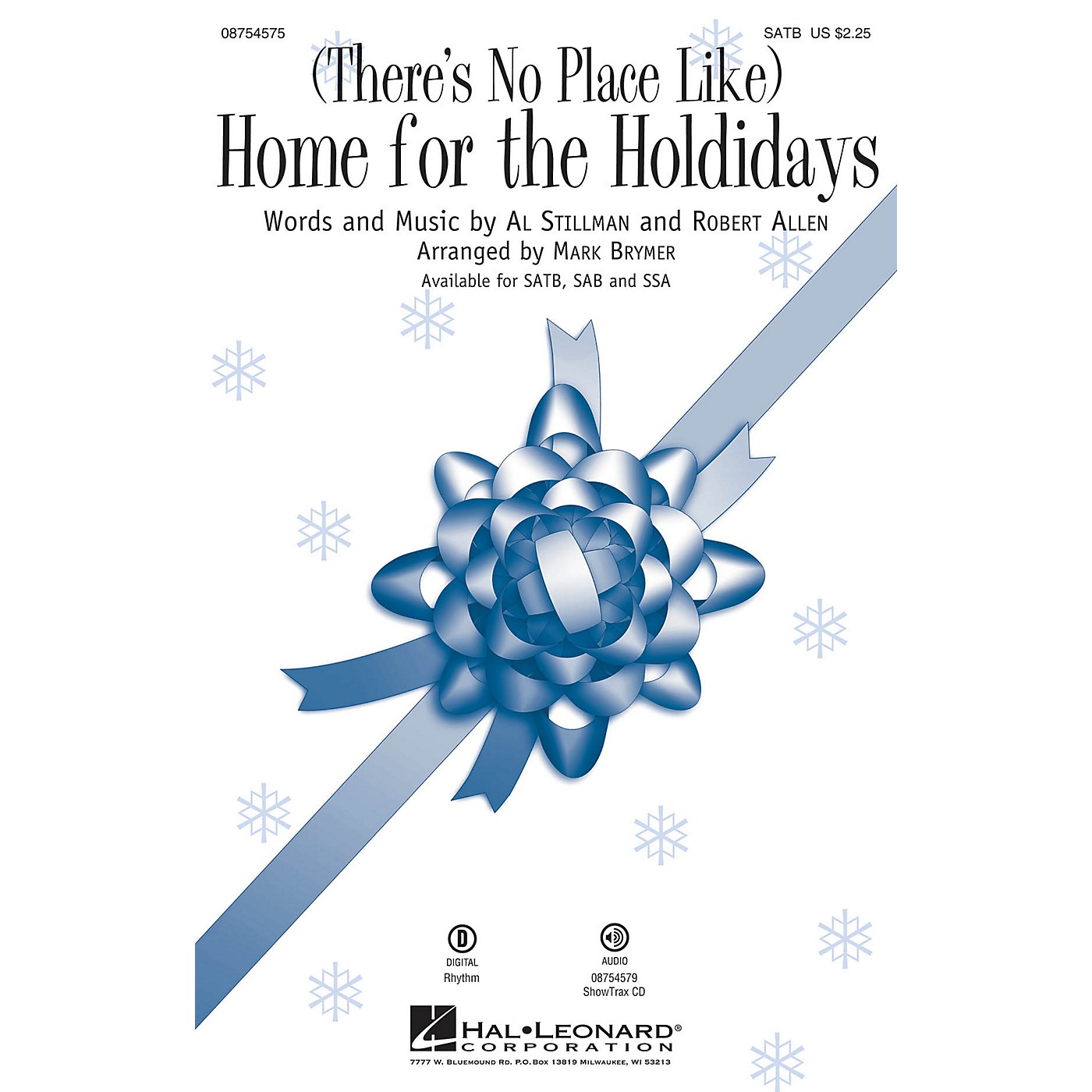 Hal Leonard (There's No Place Like) Home for the Holidays ShowTrax CD Arranged by Mark Brymer thumbnail