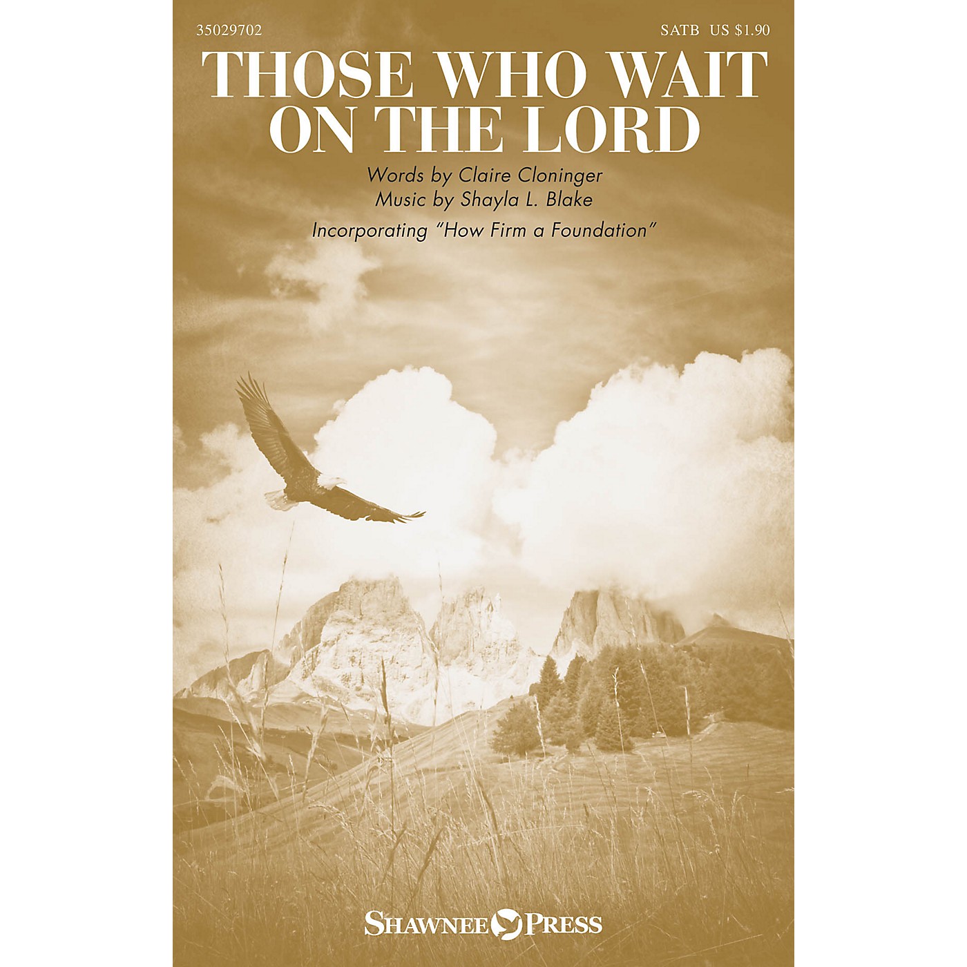 Shawnee Press Those Who Wait on the Lord SATB composed by Shayla L. Blake thumbnail