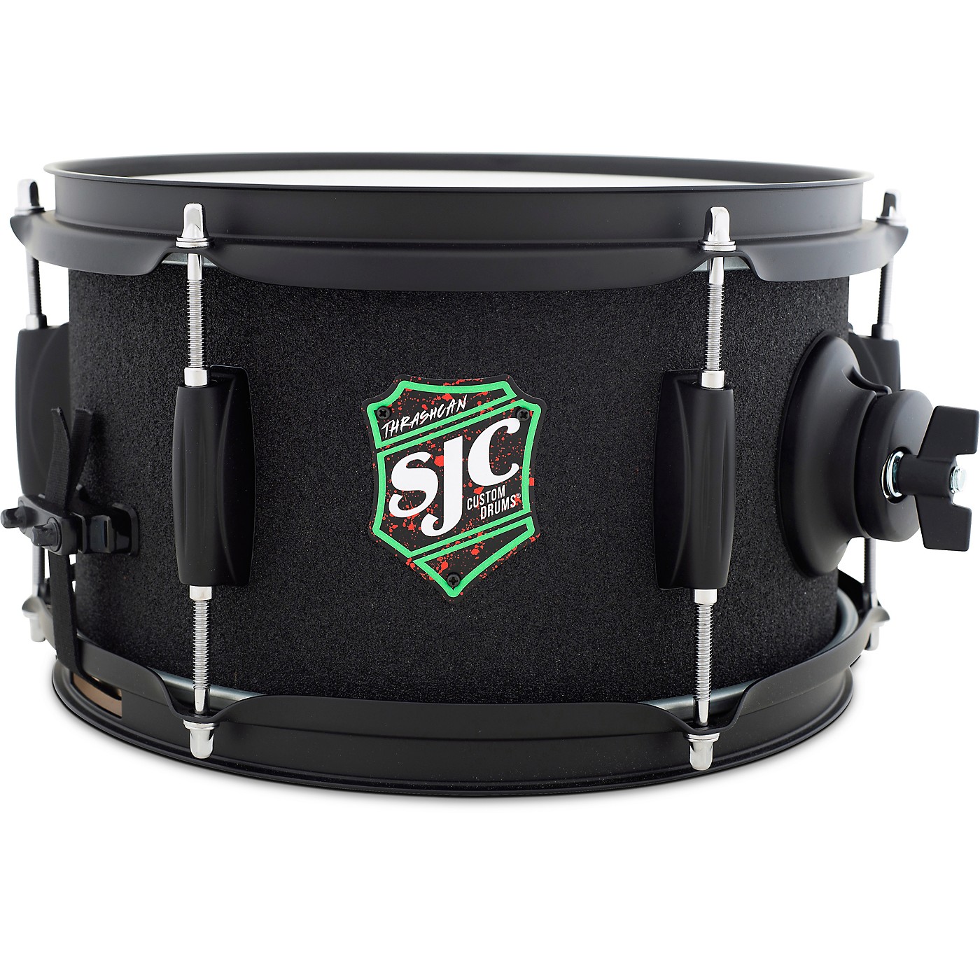 SJC Drums Thrash Can Side Snare With Grip Tape Wrap thumbnail