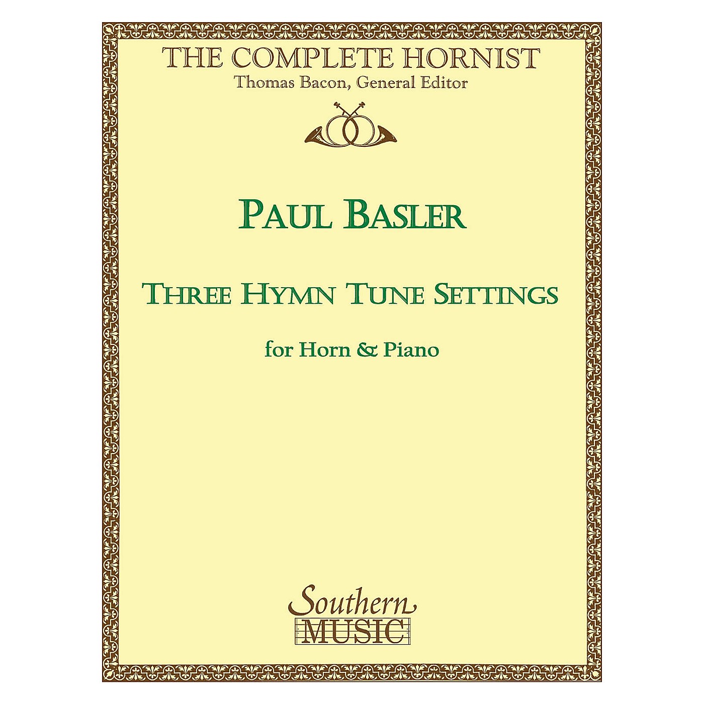 Southern Three Hymn Tune Settings (Horn) Southern Music Series Arranged by Paul Basler thumbnail