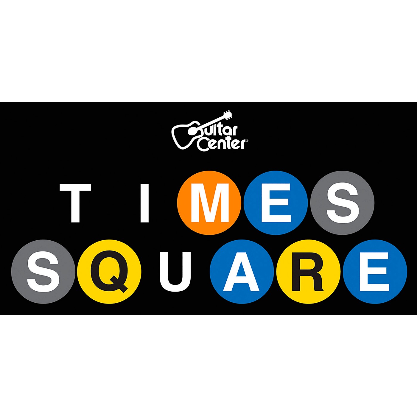 Guitar Center Time Square Metro Sticker thumbnail