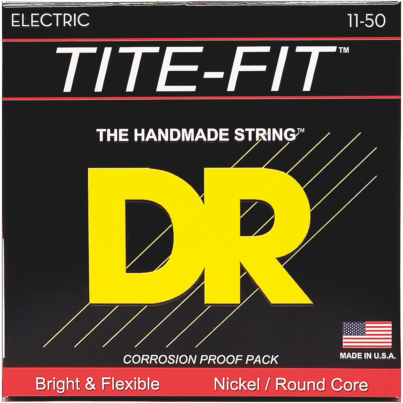 DR Strings Tite-Fit EH-11 Extra Heavy Nickel Plated Electric Guitar Strings thumbnail