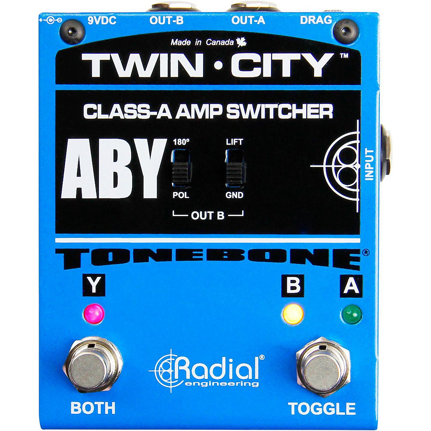 Radial Engineering Tonebone Twin-City Active ABY Switcher thumbnail