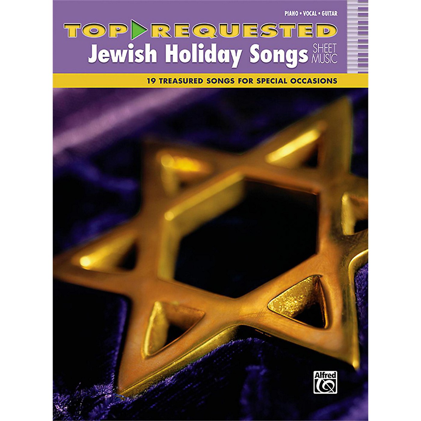 Alfred Top-Requested Jewish Holiday Songs Sheet Music Piano/Vocal/Guitar Book thumbnail
