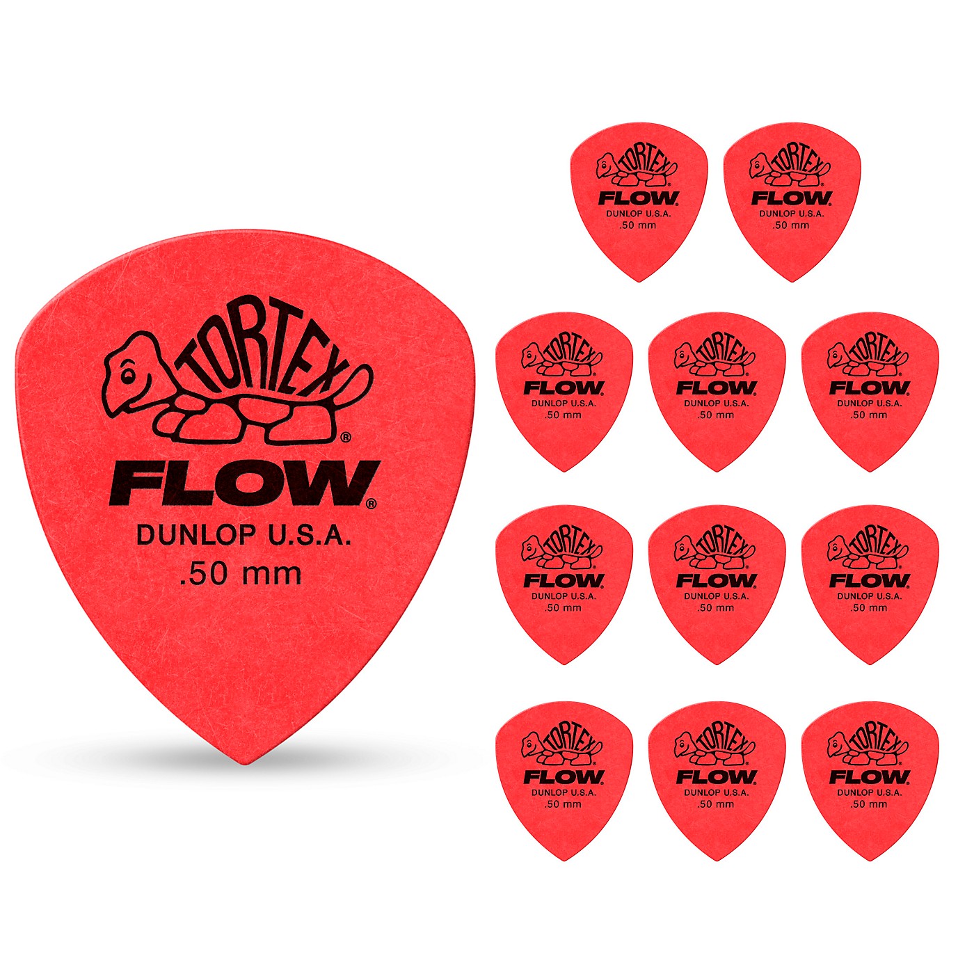 Dunlop Tortex Flow Guitar Picks STD-12/PLYPK thumbnail