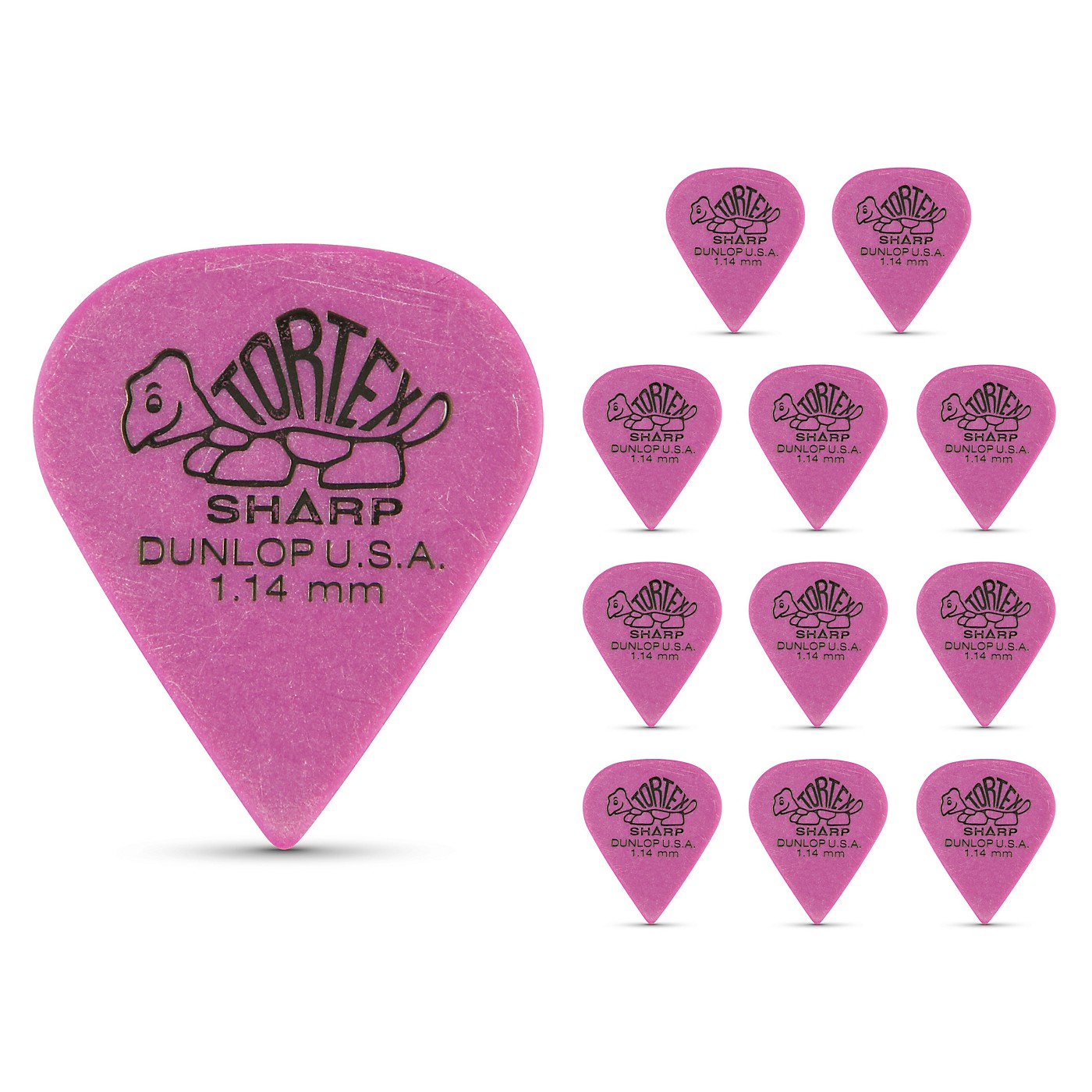 Dunlop Tortex Sharp Guitar Picks 1 Dozen thumbnail