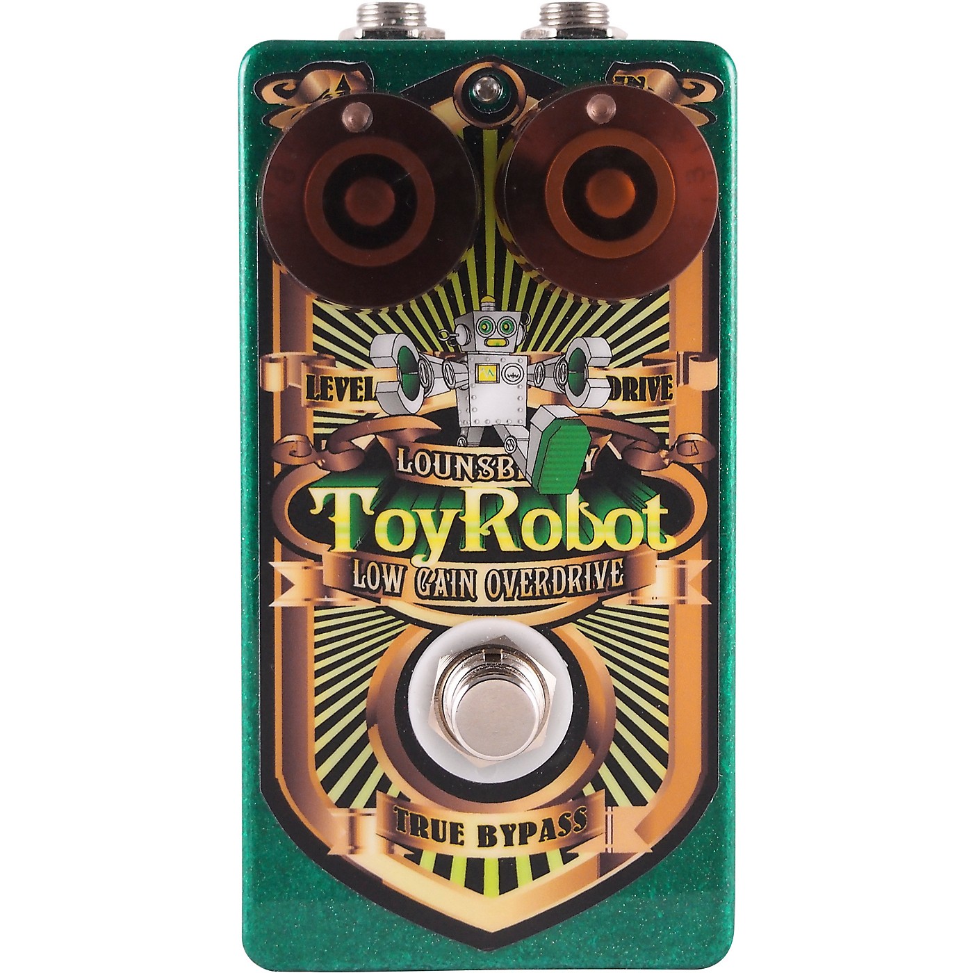 Lounsberry Pedals Toy Robot Low-Gain Overdrive Effects Pedal thumbnail