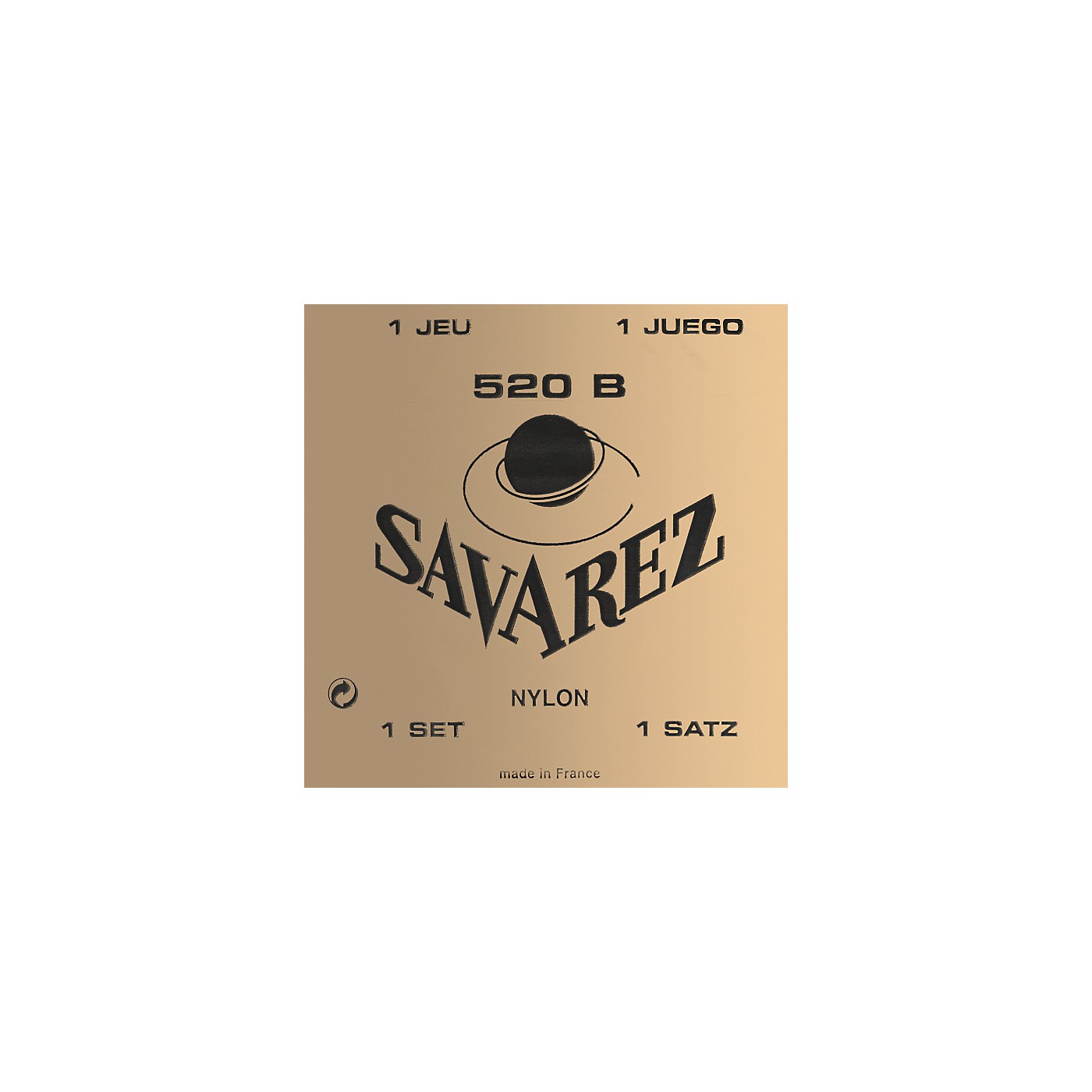 Savarez Traditional White Card 520B Light Tension Classical Guitar Strings thumbnail