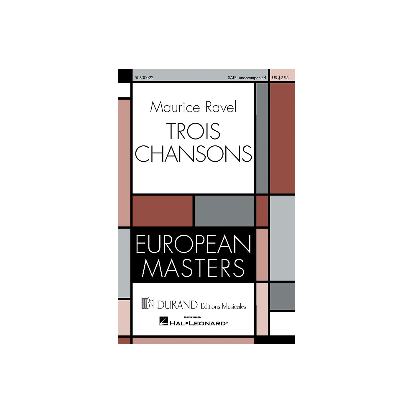 Editions Durand Trois Chansons composed by Maurice Ravel thumbnail