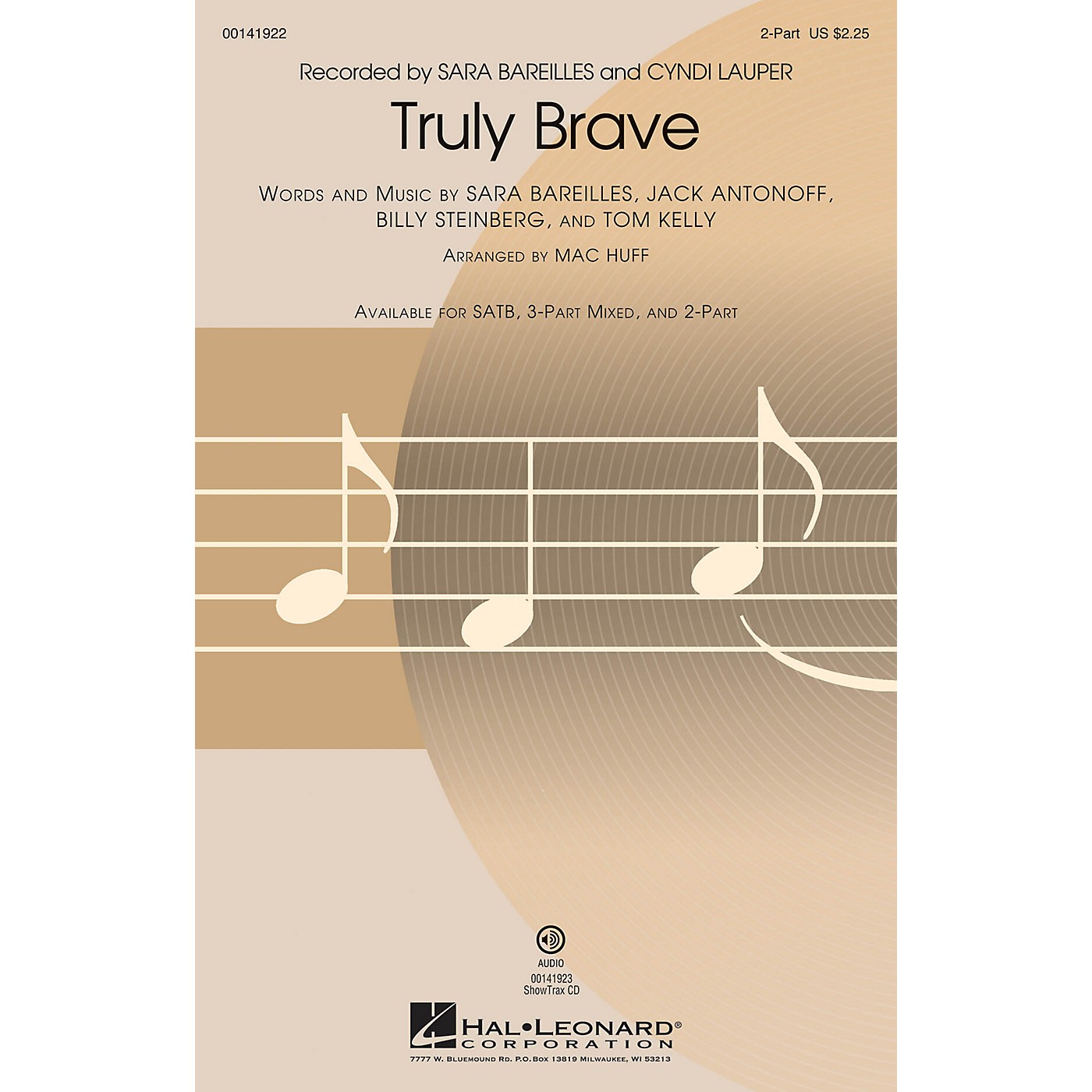 Hal Leonard Truly Brave 2-Part by Sara Bareilles arranged by Mac Huff thumbnail