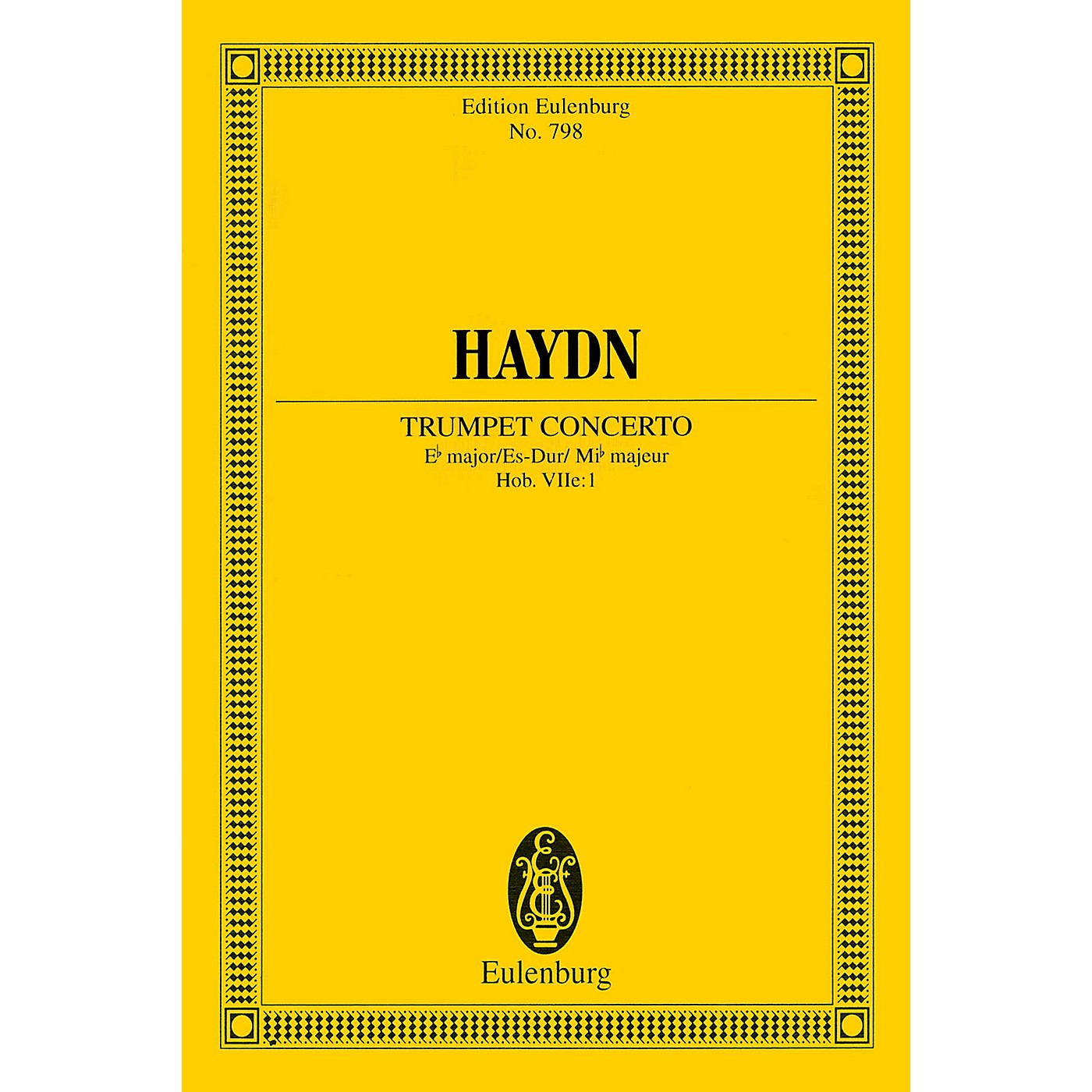 Eulenburg Trumpet Concerto (Hob. 7e: 1) in E-Flat Major Schott Series Composed by Franz Josef Haydn thumbnail