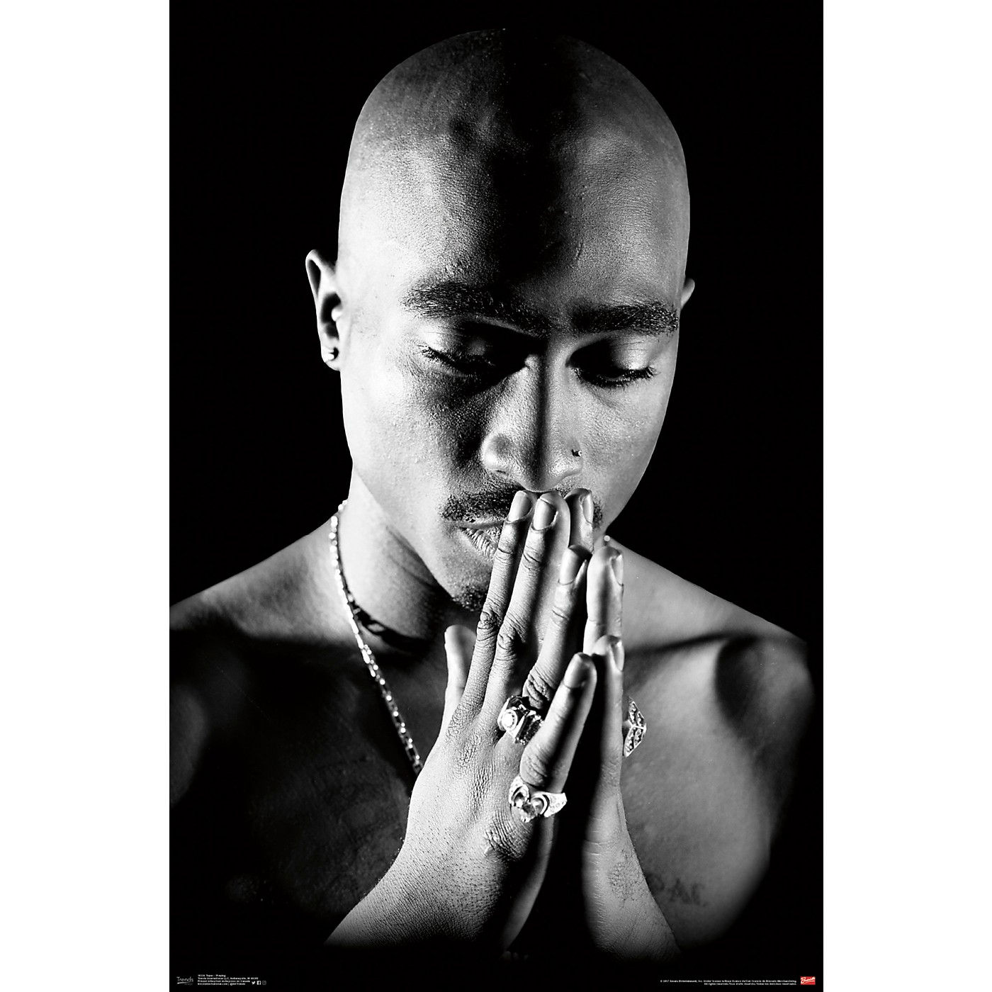 Trends International Tupac - Praying Poster thumbnail