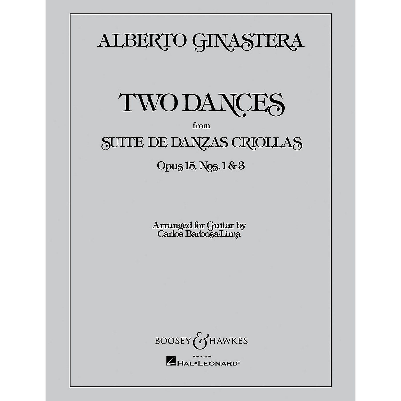 Boosey and Hawkes Two Dances (from Suite de Danzas Criollas, Op. 15, Nos. 1 & 3) Boosey & Hawkes Chamber Music Series thumbnail