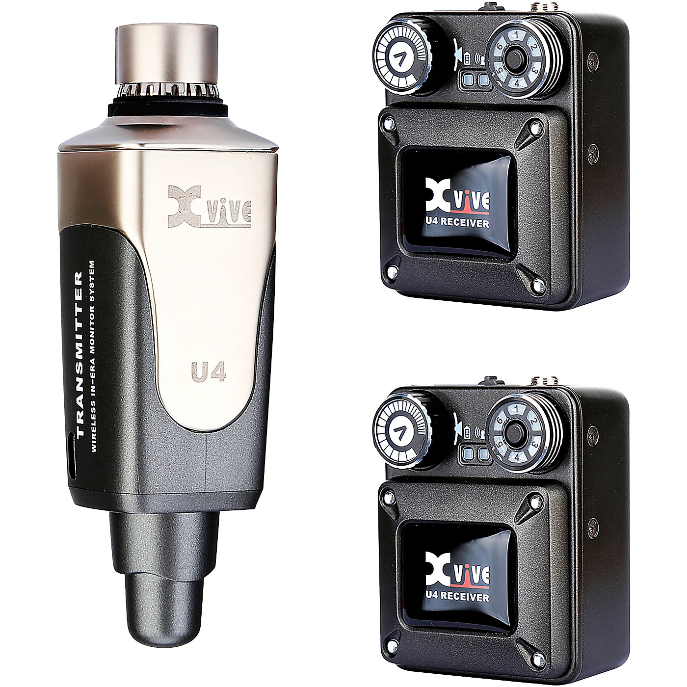Xvive U4 In-Ear Monitor Wireless System With One Transmitter and Two Receivers thumbnail