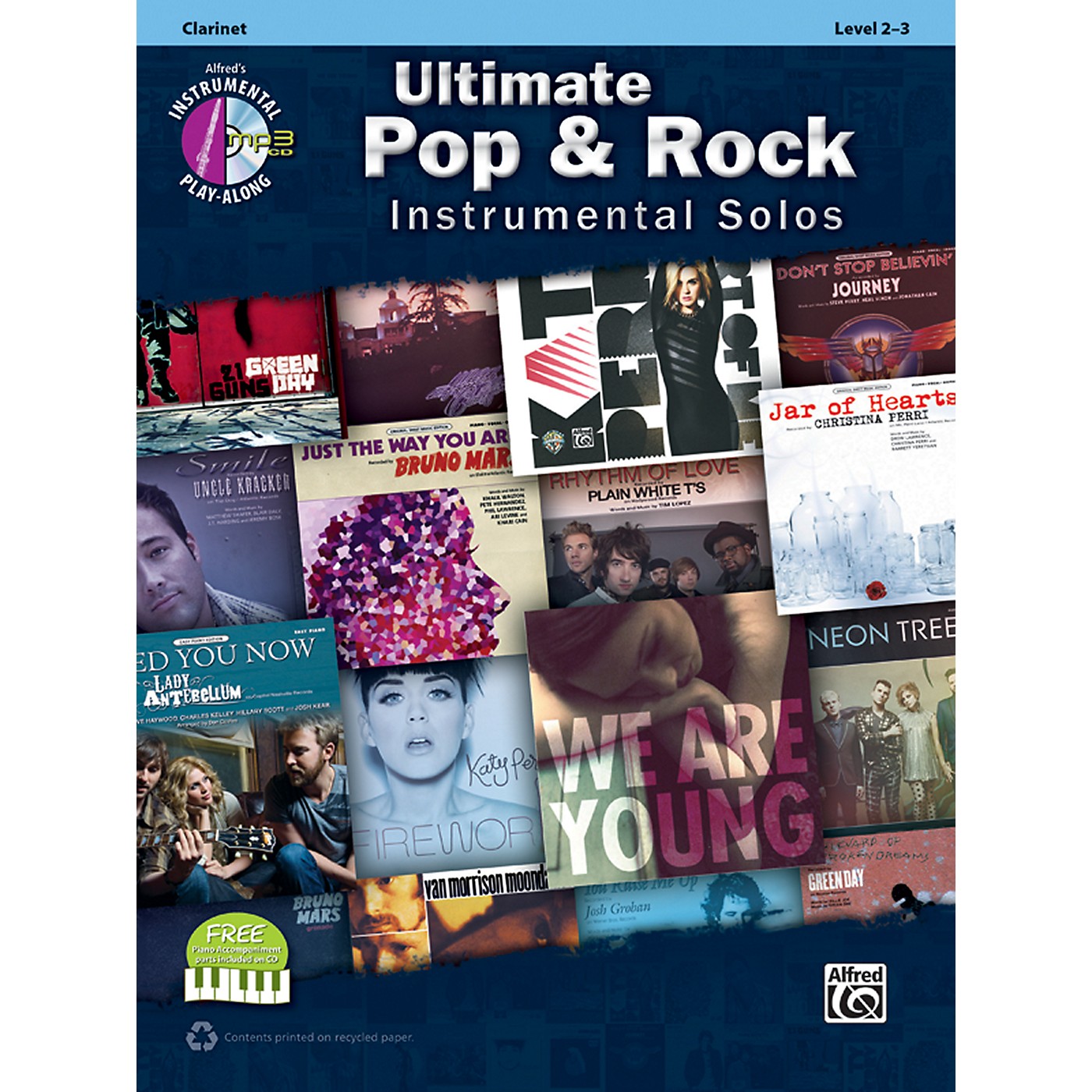 Alfred Ultimate Pop & Rock Instrumental Solos Clarinet (Book/CD) thumbnail