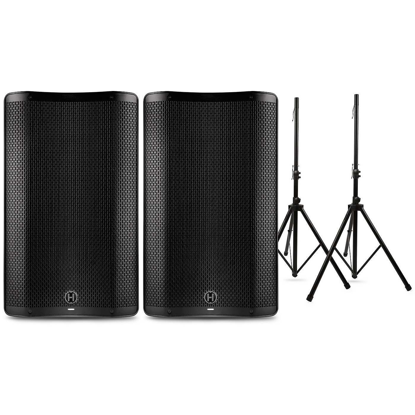 Harbinger VARI 4000 Series Powered Speakers Package With Stands thumbnail