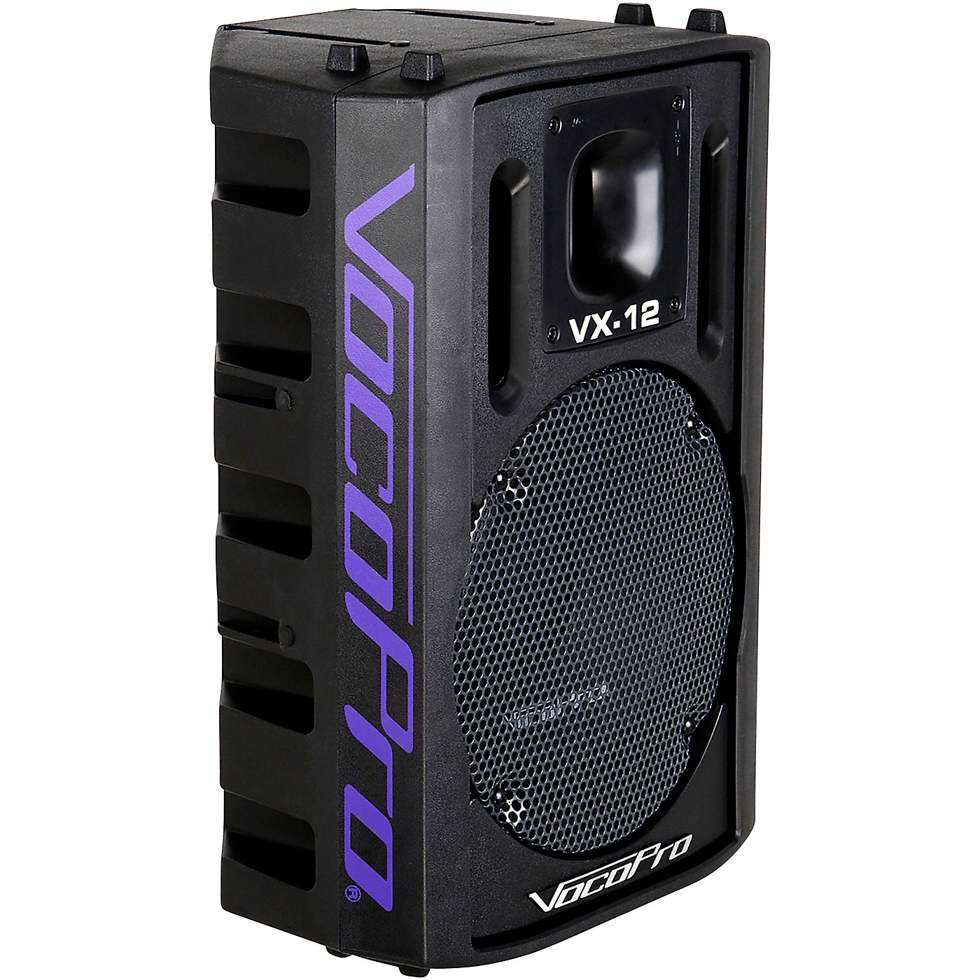 VocoPro 12 in. Black VX12 500W 12" Karaoke Vocal Powered Speaker