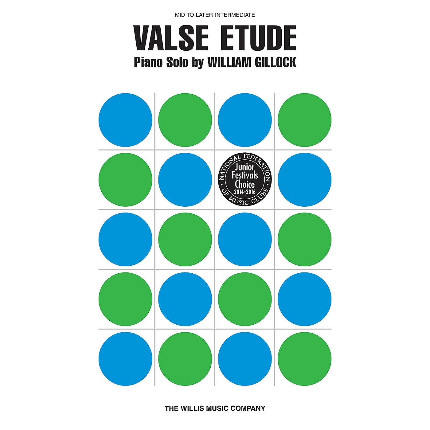 Willis Music Valse Etude (Mid to Later Inter Level) Willis Series by William Gillock thumbnail