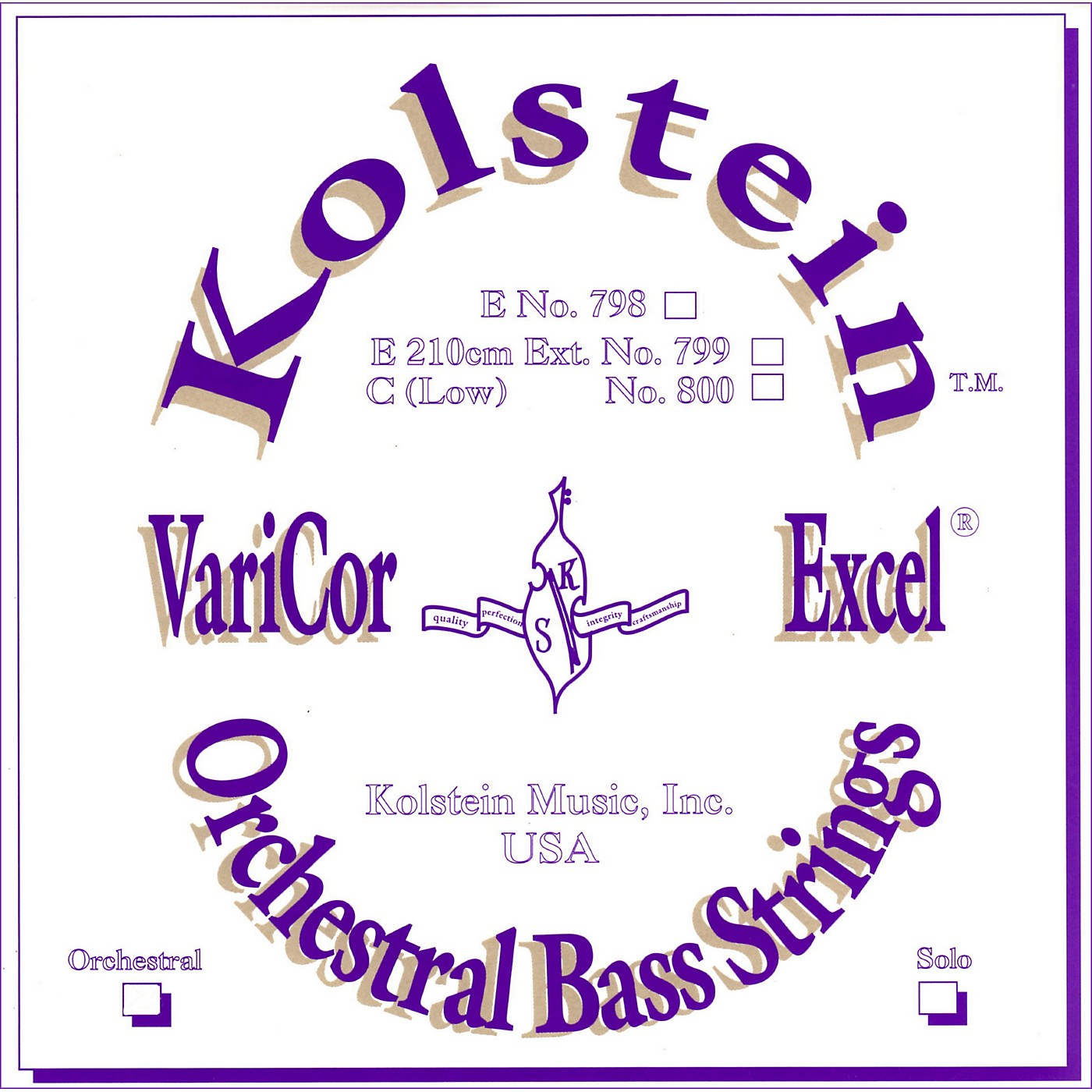 Kolstein VariCor Excel Orchestral Bass Strings thumbnail