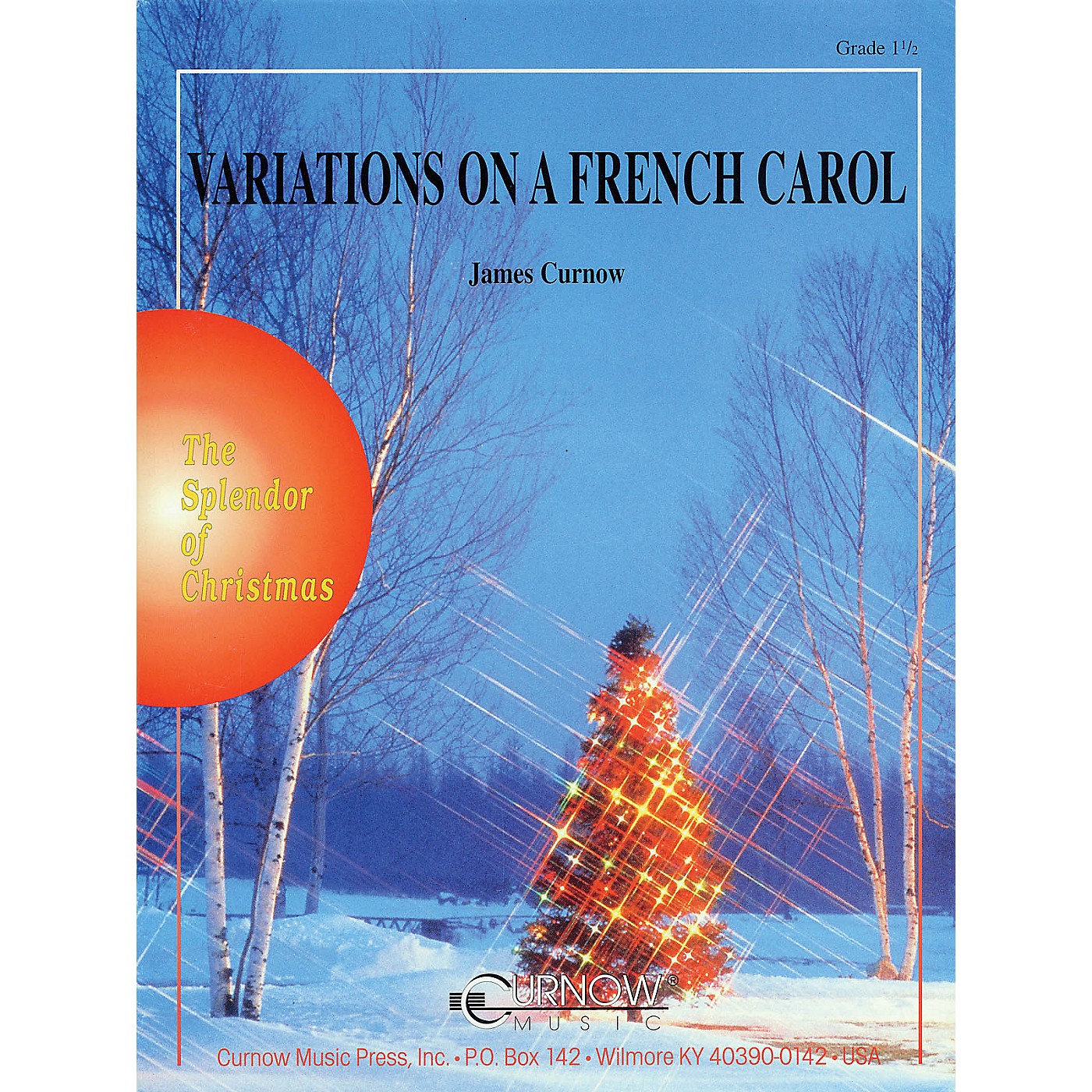 Curnow Music Variations on a French Carol (Grade 1.5 - Score Only) Concert Band Level 1.5 Arranged by James Curnow thumbnail