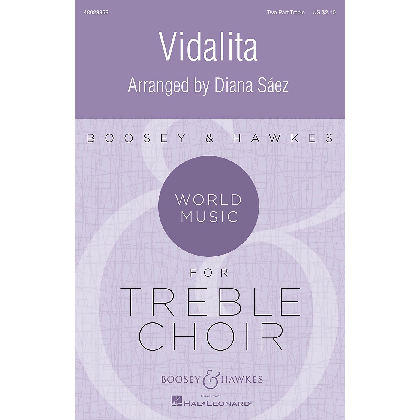 Boosey and Hawkes Vidalita (Boosey & Hawkes Contemporary Choral Series) SA arranged by Diana Saez thumbnail