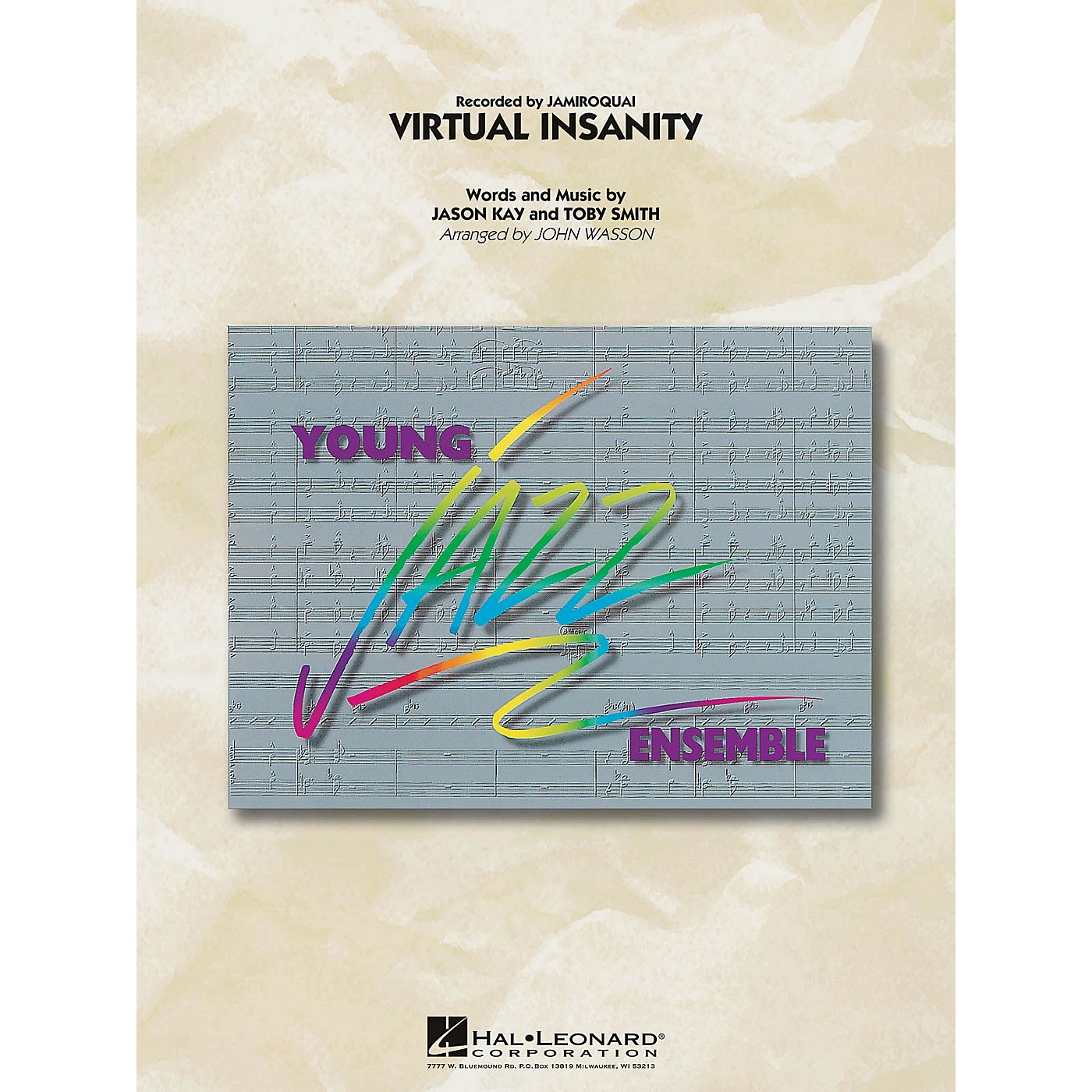 Hal Leonard Virtual Insanity Jazz Band Level 3 by Jamiroquai Arranged by John Wasson Woodwind