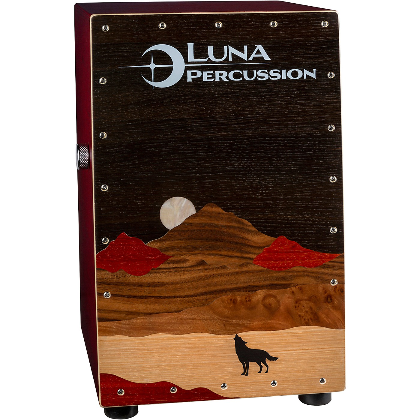 Luna Guitars Vista Wolf Cajon With Bag thumbnail
