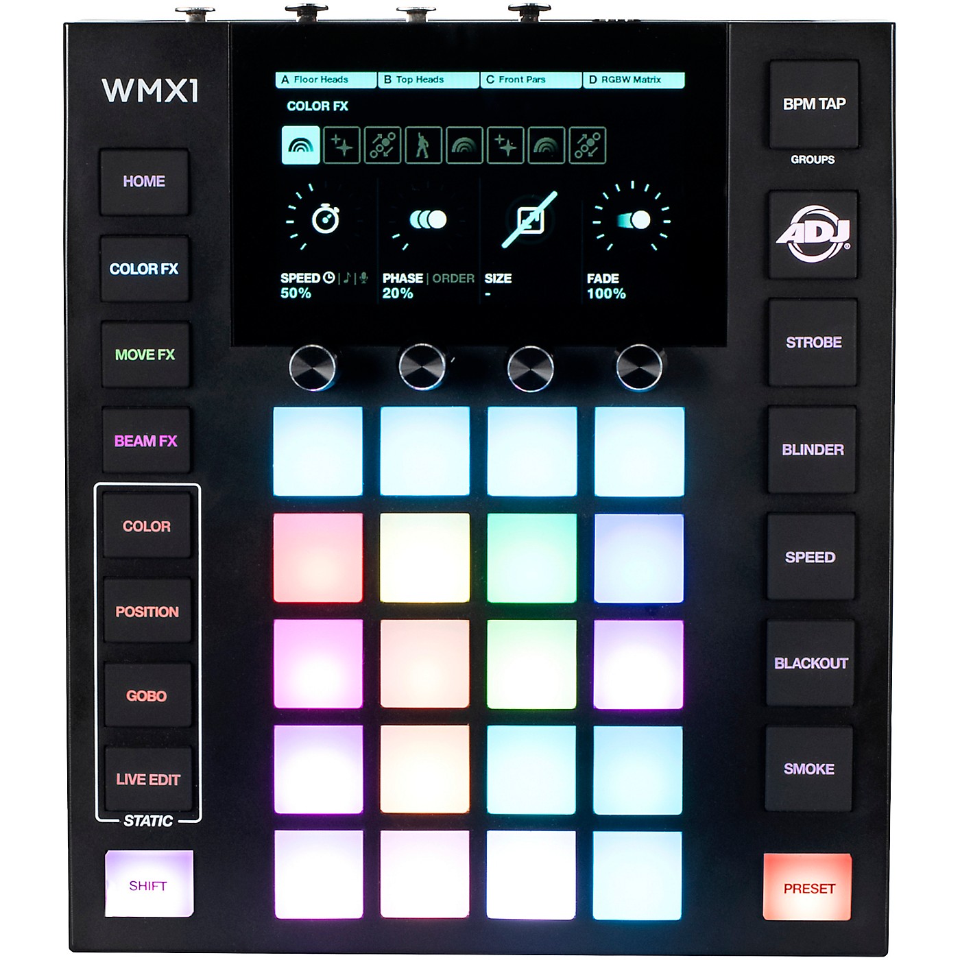 American DJ WMX1 Wolfmix Standalone Lighting Control System thumbnail