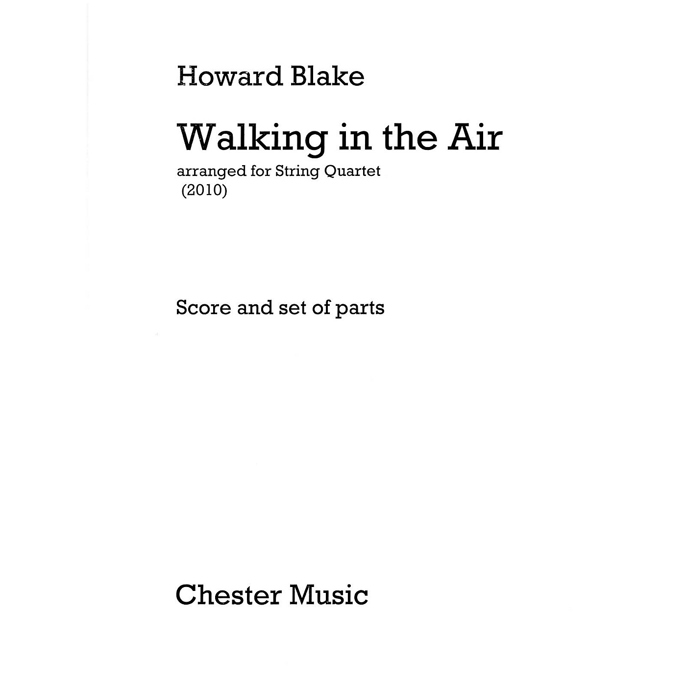 Chester Music Walking in the Air, Op. 615 (from The Snowman) Music Sales America by Howard Blake thumbnail