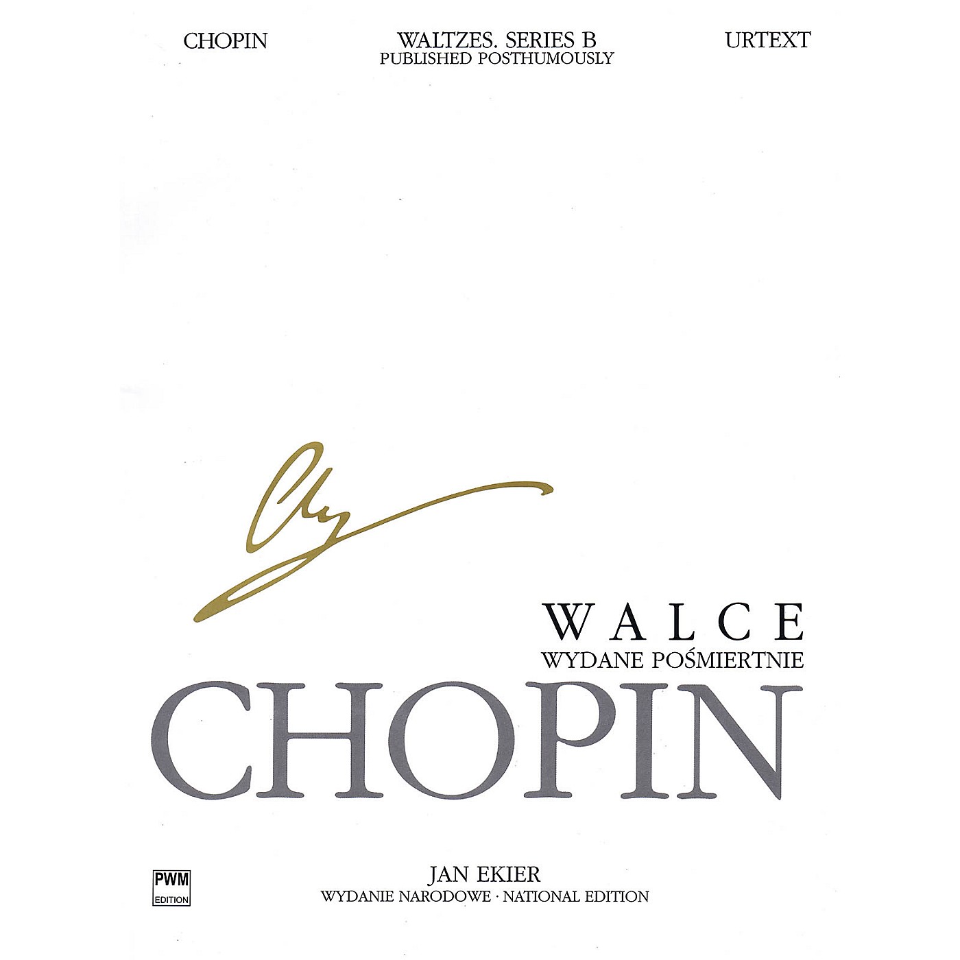 PWM Waltzes, Op. 74 (Published Posthumously) (Chopin National Edition 36B, Vol. X) PWM Series Softcover thumbnail