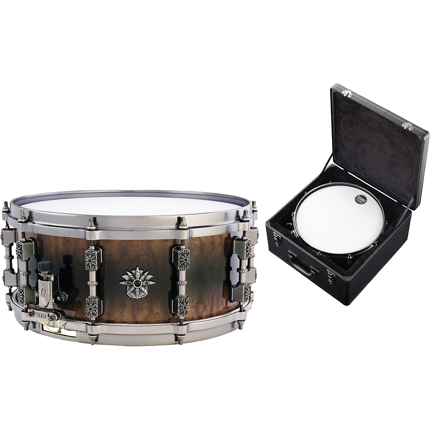 TAMA Warlord Collection Masai Snare Drum with Case Woodwind & Brasswind