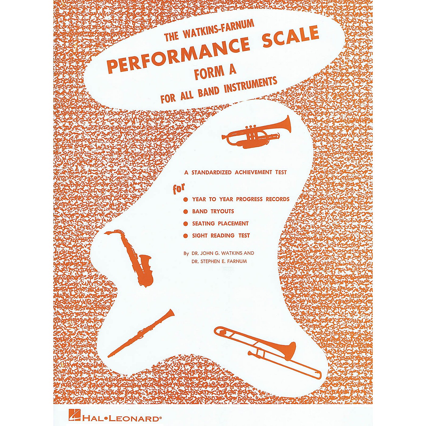 Hal Leonard Watkins-Farnum Performance Scale - Form A Book Study Score Series Softcover by Dr. John G. Watkins thumbnail