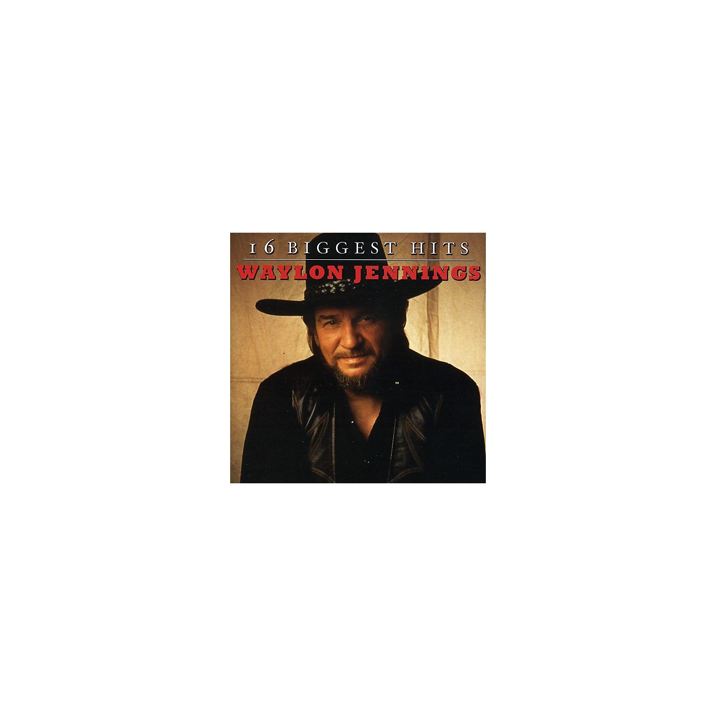Waylon Jennings 16 Biggest Hits (CD) Woodwind & Brasswind