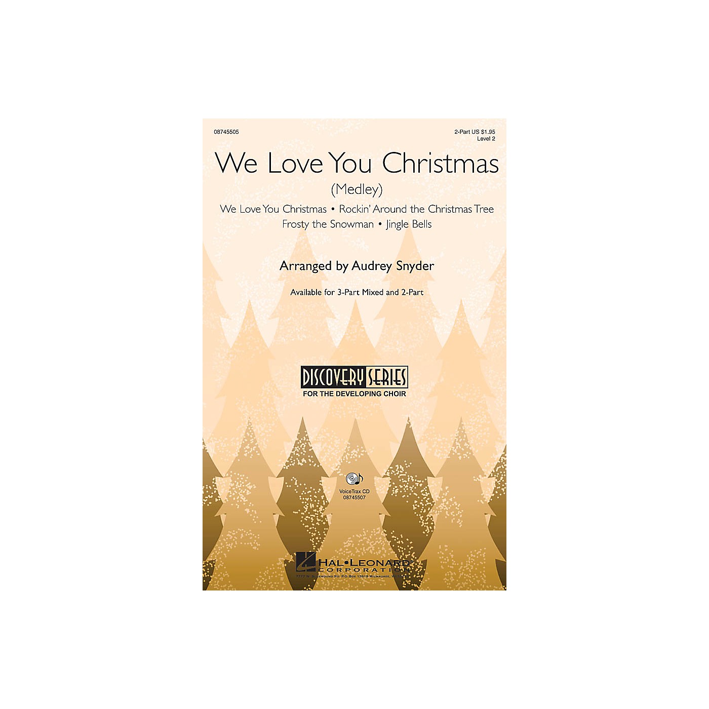 Hal Leonard We Love You Christmas (Medley) 3-Part Mixed Arranged by Audrey Snyder thumbnail