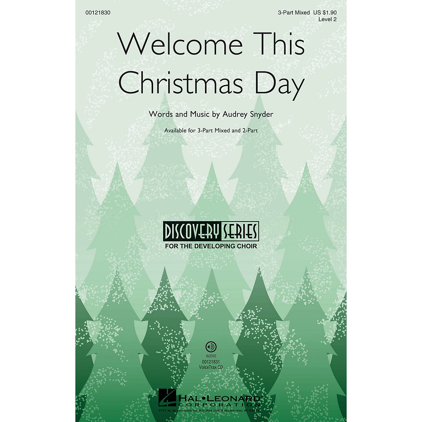 Hal Leonard Welcome This Christmas Day (Discovery Level 2) VoiceTrax CD Composed by Audrey Snyder thumbnail