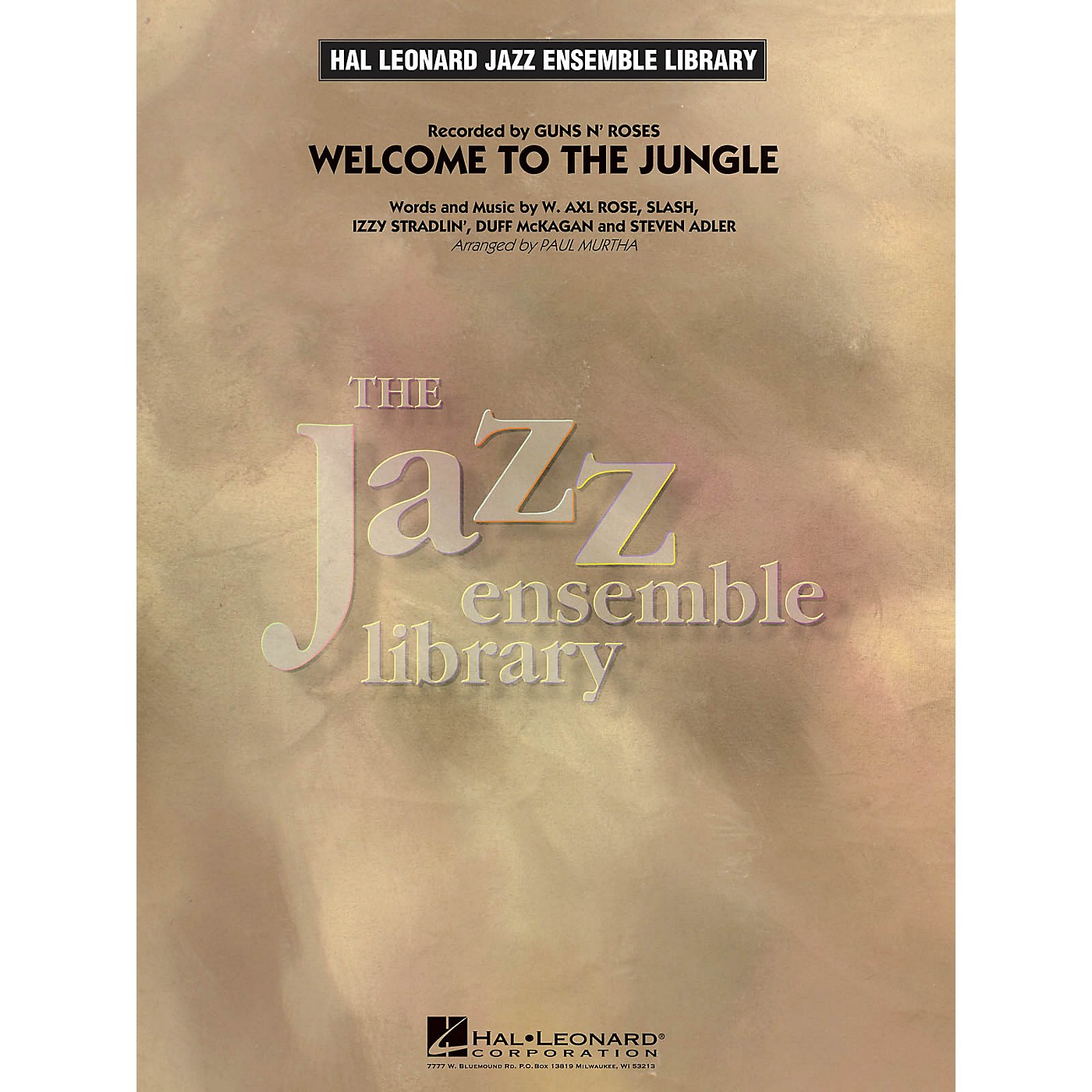 Hal Leonard Welcome to the Jungle Jazz Band Level 4 by Guns N' Roses Arranged by Paul Murtha thumbnail