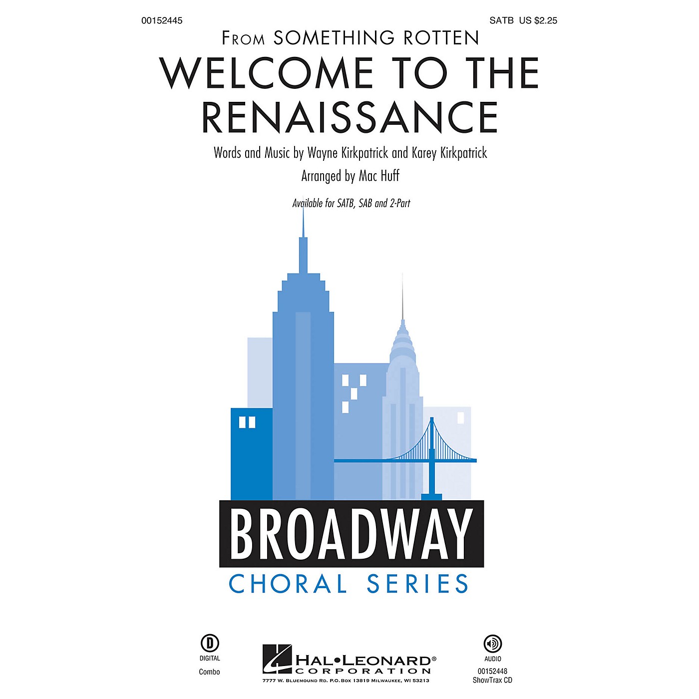 Hal Leonard Welcome to the Renaissance (from Something Rotten) ShowTrax CD Arranged by Mac Huff thumbnail