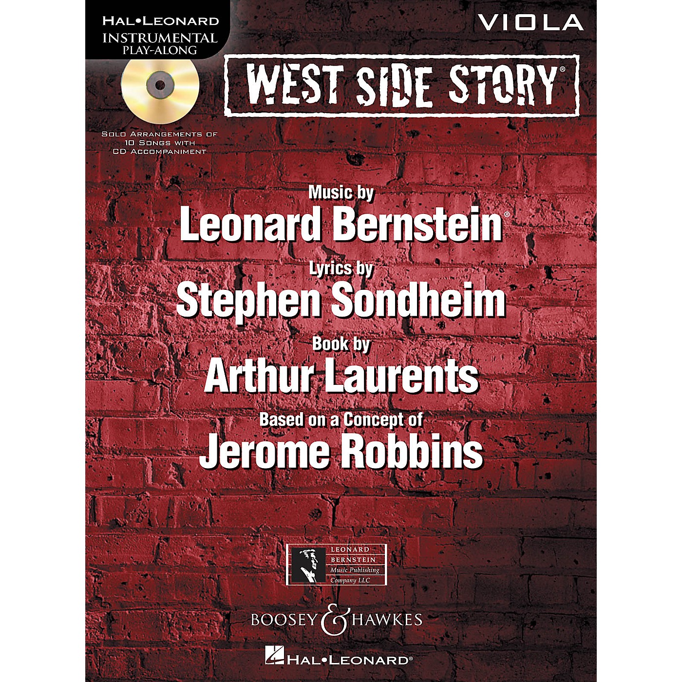 Hal Leonard West Side Story for Viola Instrumental Play-Along Series Softcover with CD thumbnail