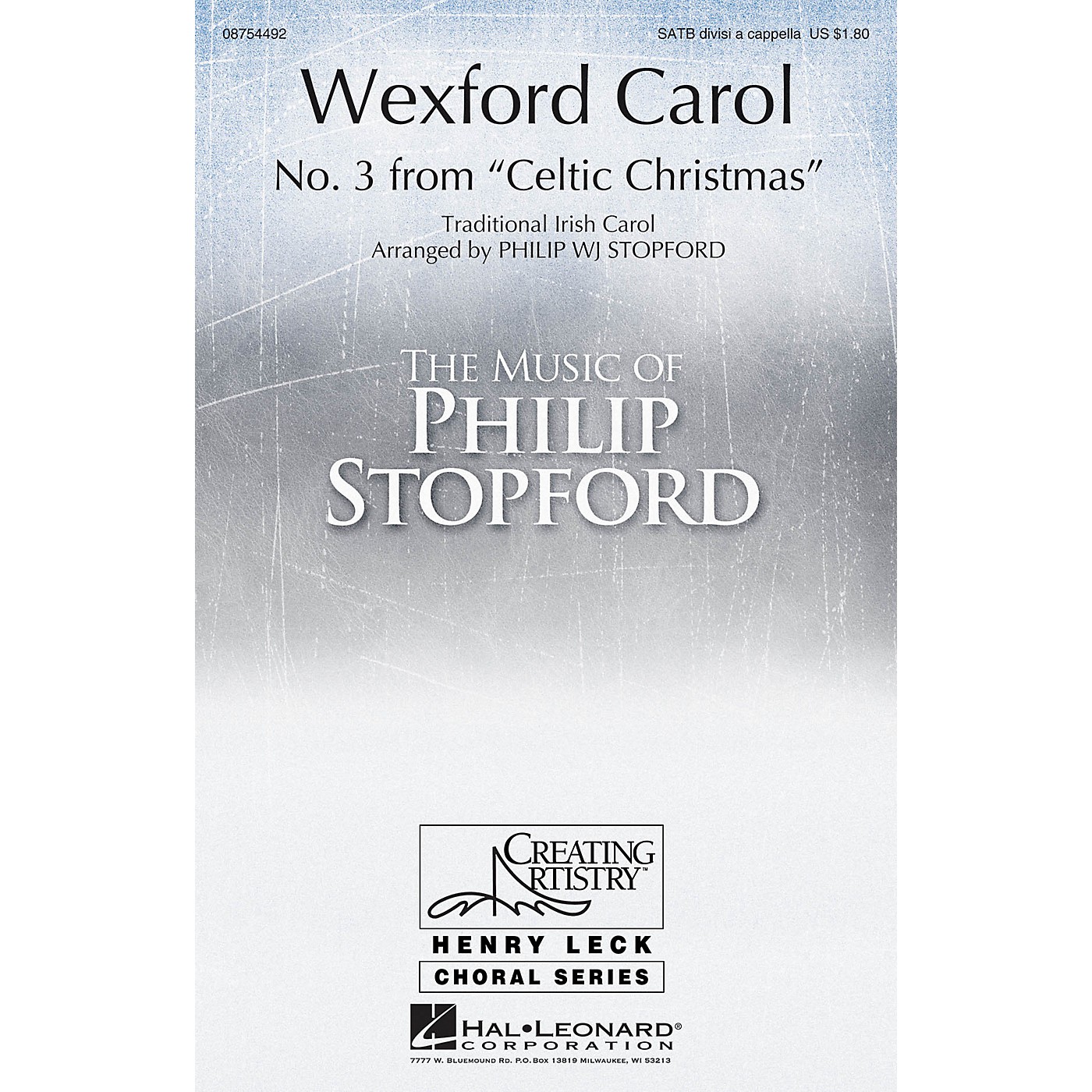 Hal Leonard Wexford Carol SATB DV A Cappella arranged by Philip Stopford thumbnail