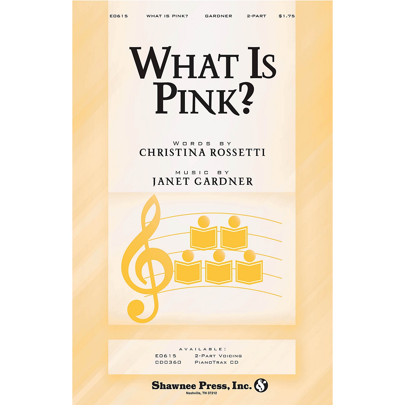 Shawnee Press What Is Pink? 2-Part composed by Janet Gardner thumbnail