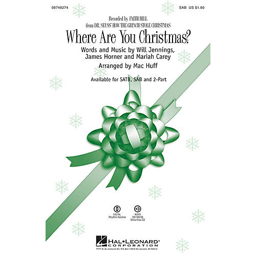 hal leonard where are you christmas from dr seuss how the grinch stole - Faith Hill Where Are You Christmas hal leonard where are you christmas from dr seuss how the grinch stole - Faith Hill Where Are You Christmas