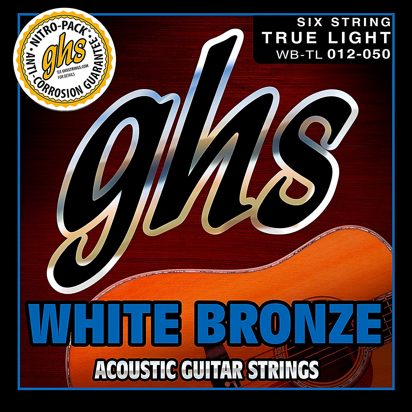 GHS White Bronze True Light Acoustic-Electric Guitar Strings thumbnail