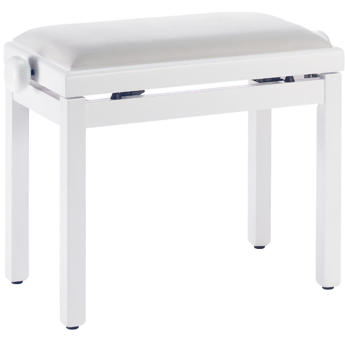 Stagg White Piano Bench With A White Velvet Top thumbnail